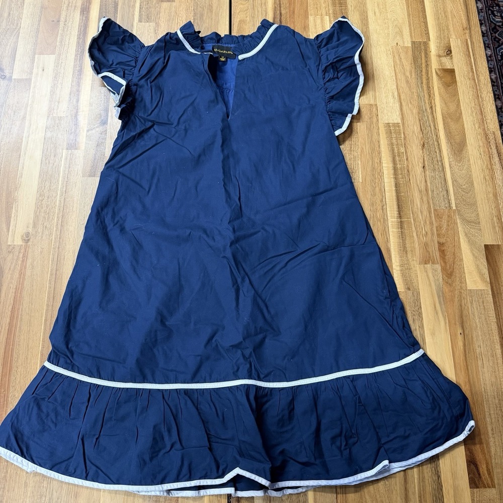 Sugar Lips Ebba Shift Mini Dress Women's Size XS Blue